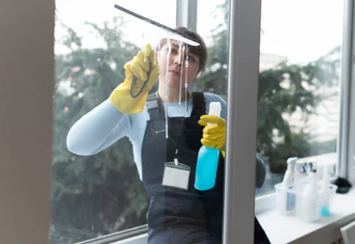 Nettoyage de vitres intérieures et extérieures à Gommecourt